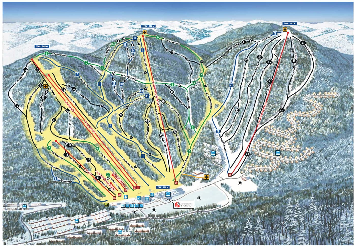 Stoneham Trail Map