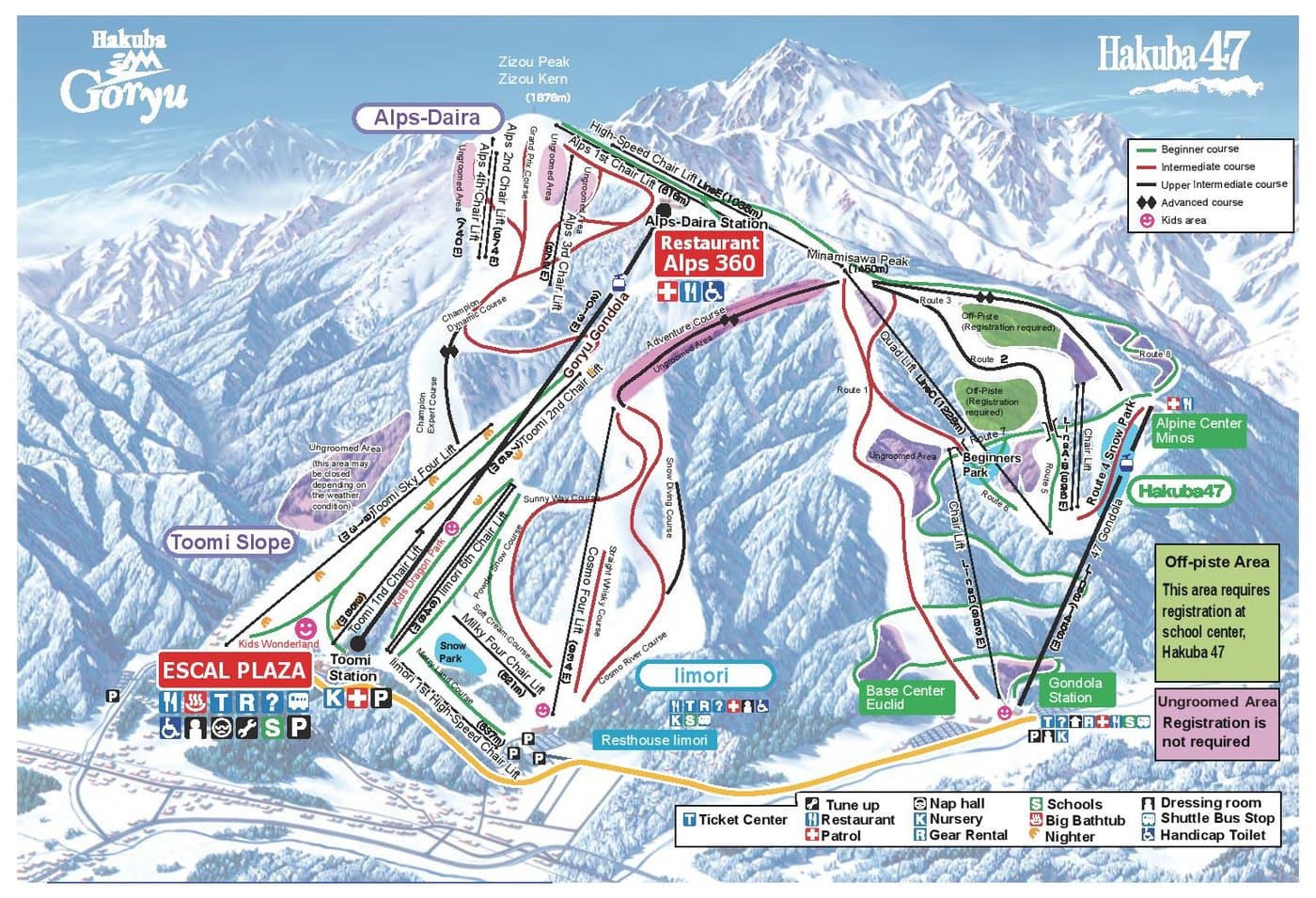 Goryu Trail Map