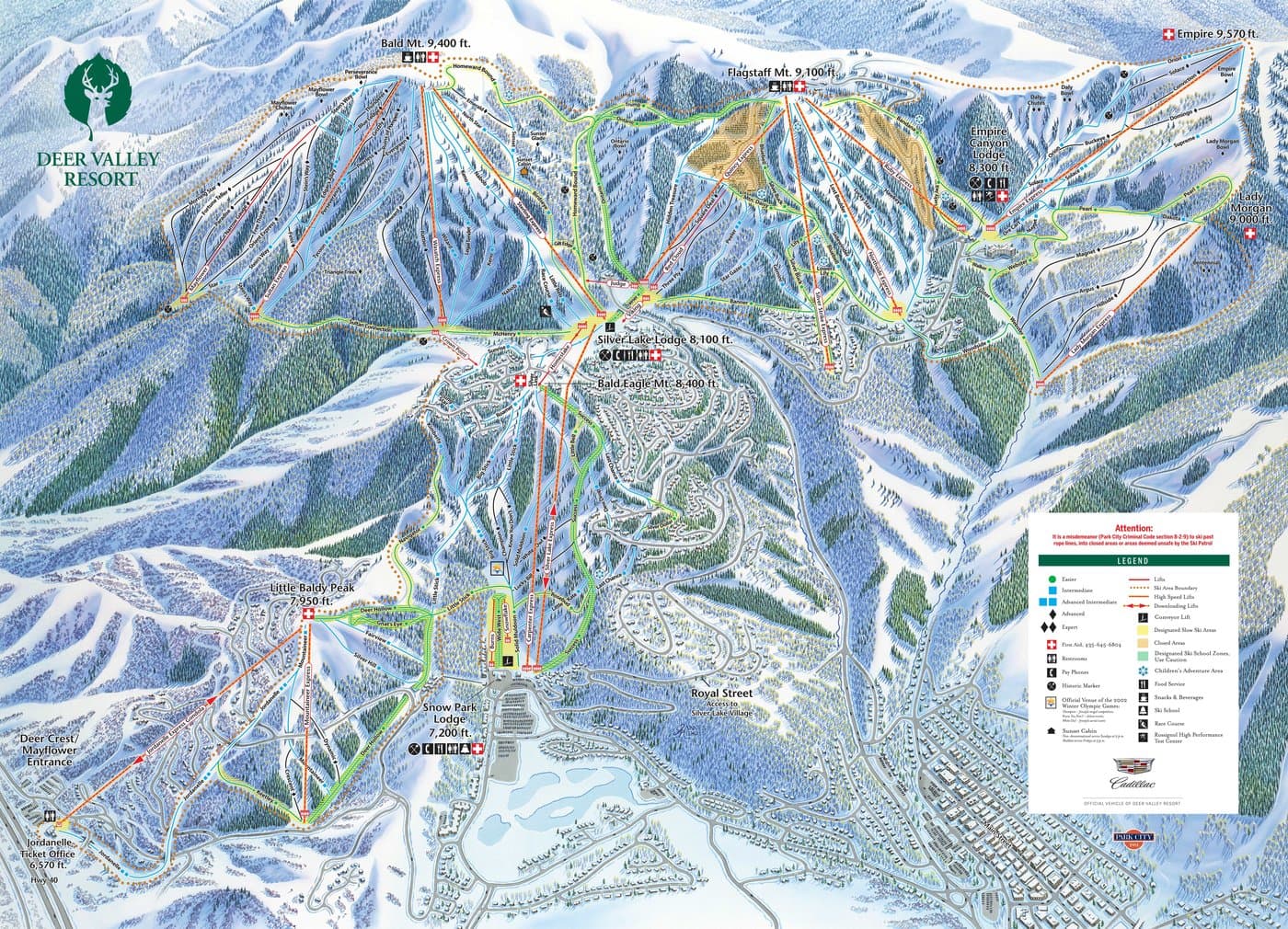 Deer Valley Trail Map